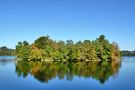 Spiegelung auf dem Staffelsee von Horst Schnörer 