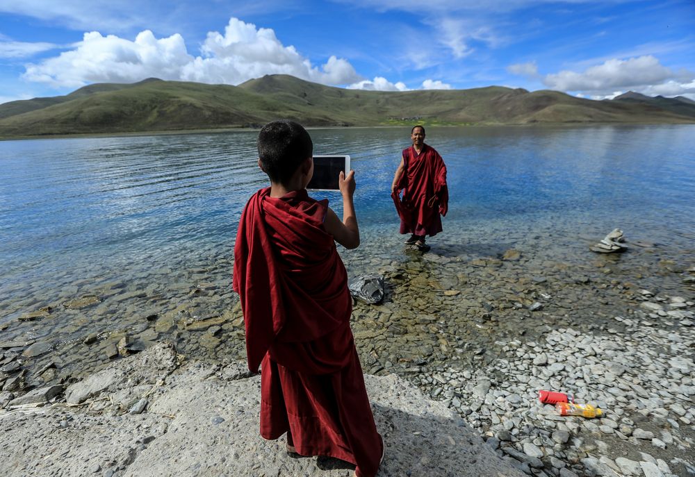 Ipad in Tibet  von Creaziun muntogna