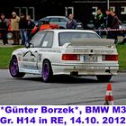 E30 BMW M3, Auto Slalom, Günter Borzek, Gr.H14 (H bis 2000) in Neuss, 14.10. 2012