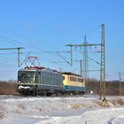 E40 128 + 140 423-6 am 12.02.21 bei Oelde