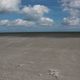 Strand mit Wolken