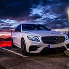 E43 AMG im Sonnenuntergang