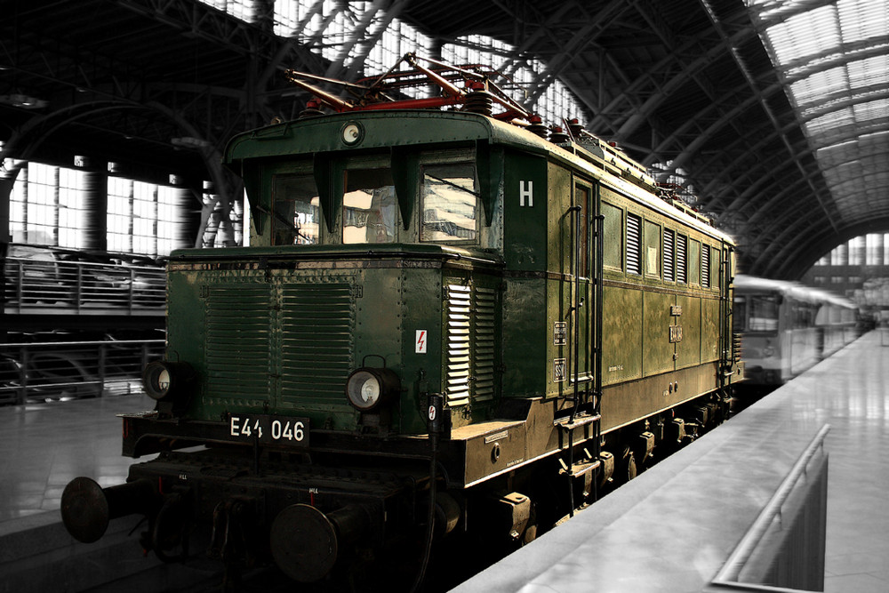 E44 046 in Leipzig Hbf