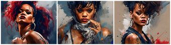 Rihanna  de re-painter