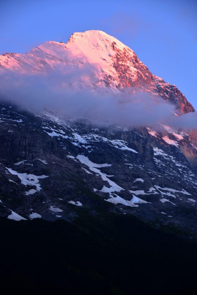 Abendstimmung Eigernordwand von Stähli 