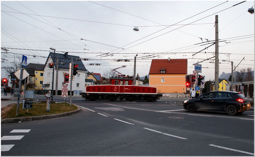 E61 Elektrische Lokomotive der Salzburger Lokalbahn