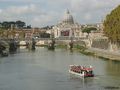 Blick auf den Tiber by Vorbeigehende 