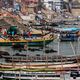 Die Ghats in Varanasi, Indien