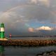 Ein Panorama mit Regenbogen