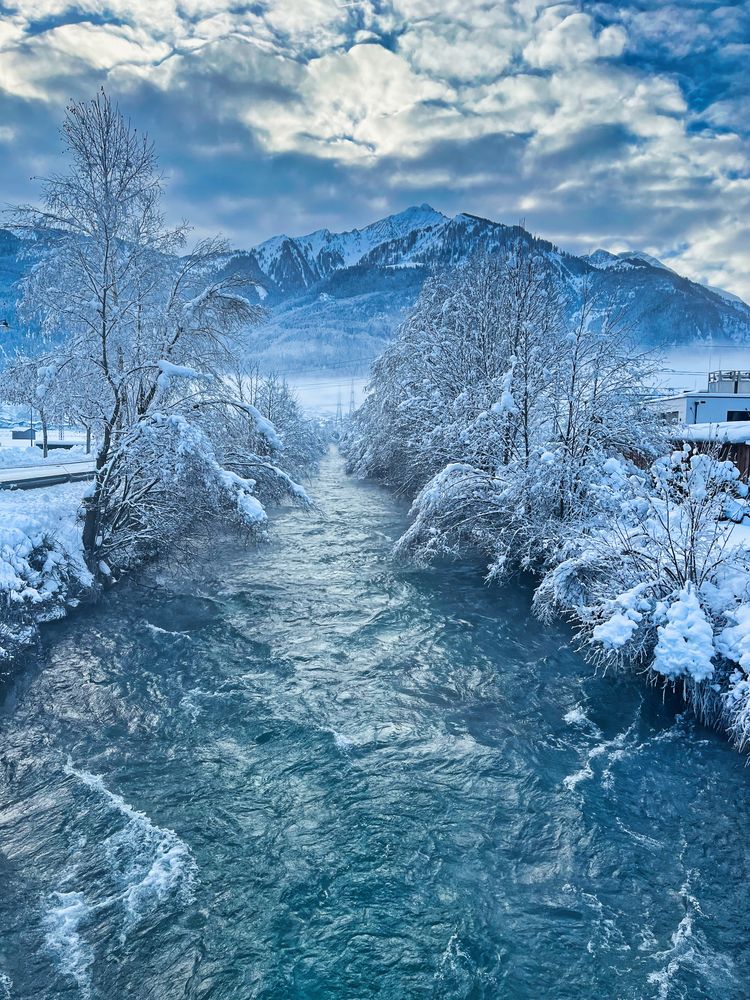 Winterlandschaft von heli-wolf