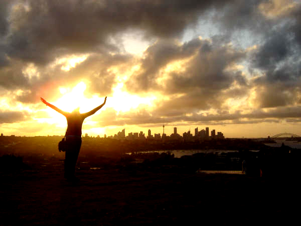 early evening down under