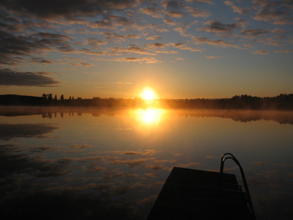 Early in the morning