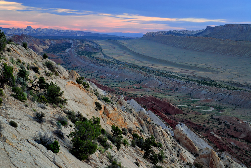 *early morning at strike valley overlook*