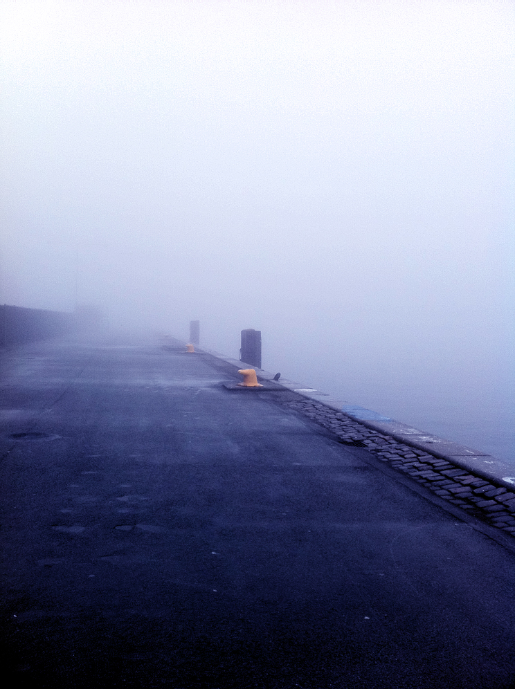 early morning fog in kopenhagen