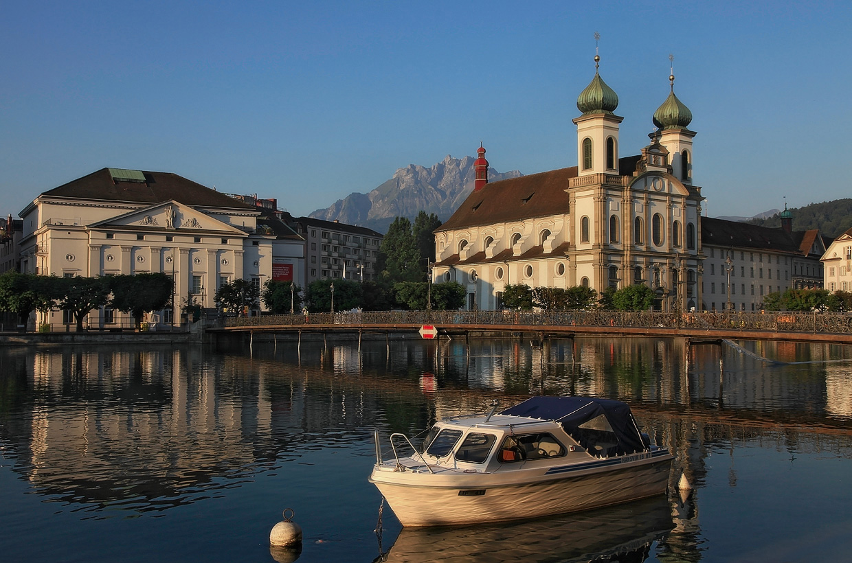 Early morning in Lucerne