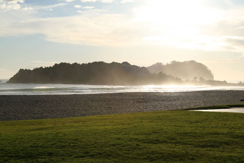 early morning Mount Manganui