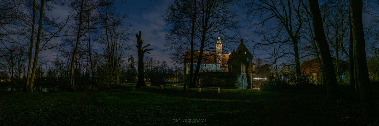 Earth hour an der Burg Vischering