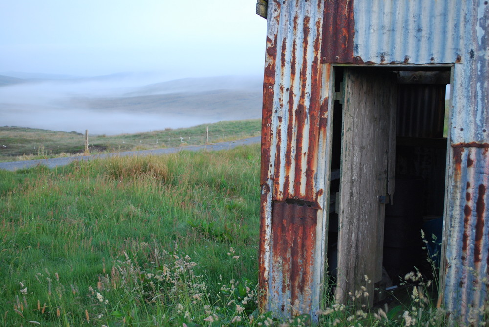 Eary Shed with Fog Circle