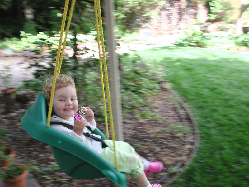 Easter Swing with eggs