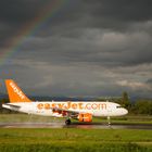 Easy Jet am Euro Airport - Sommer 2014