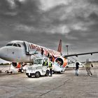 easy jet am flughafen schönefeld berlin