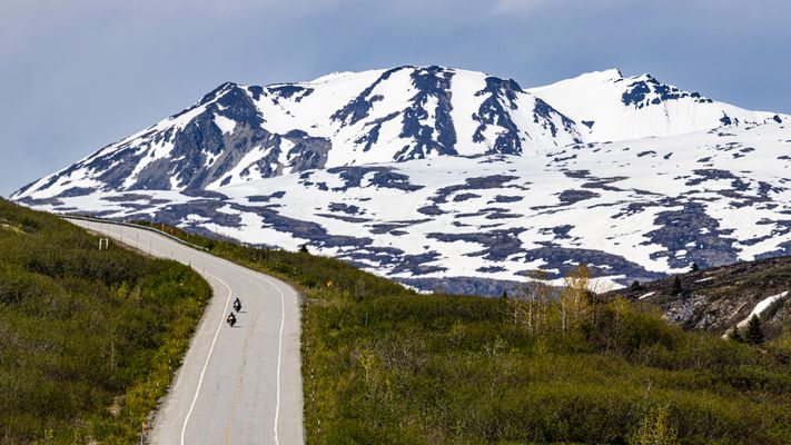 Easy Rider auf der Haines Road