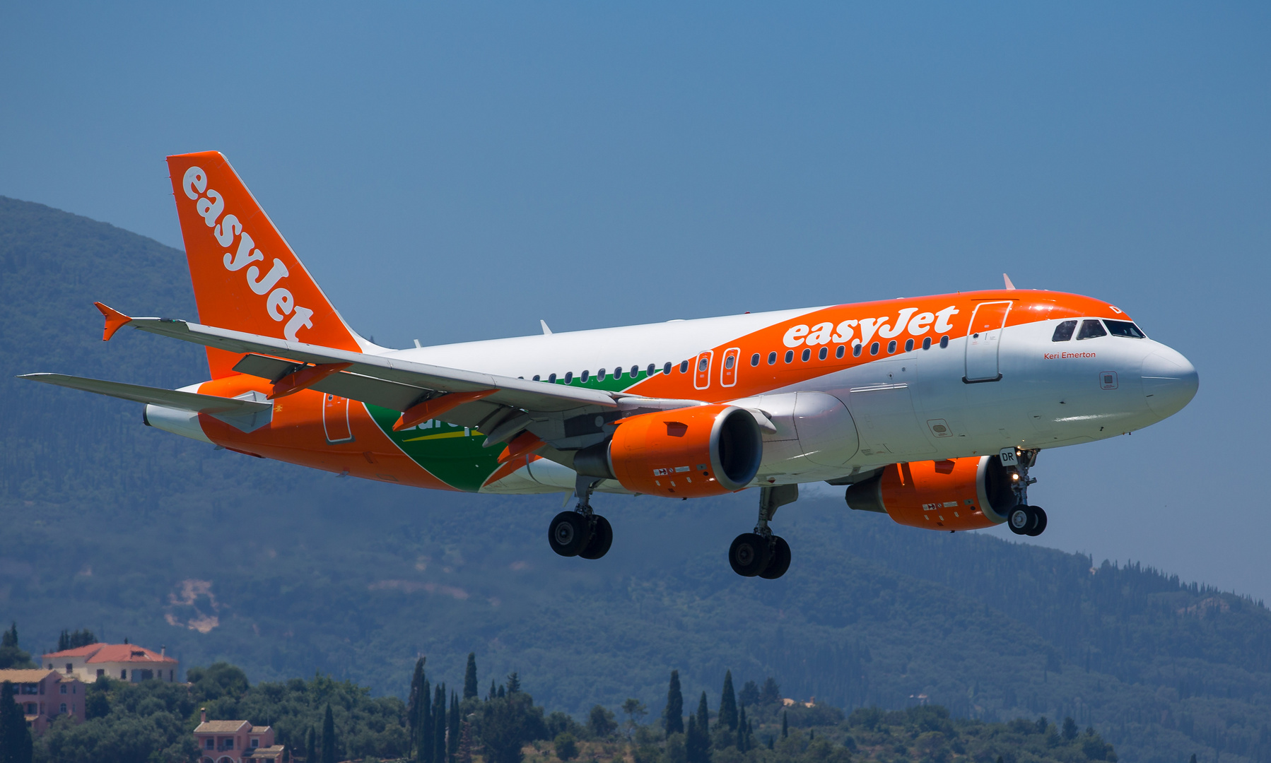 easyJet Anflug