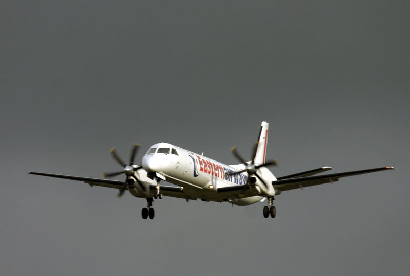 Eatern Airways approaching Norwich airport