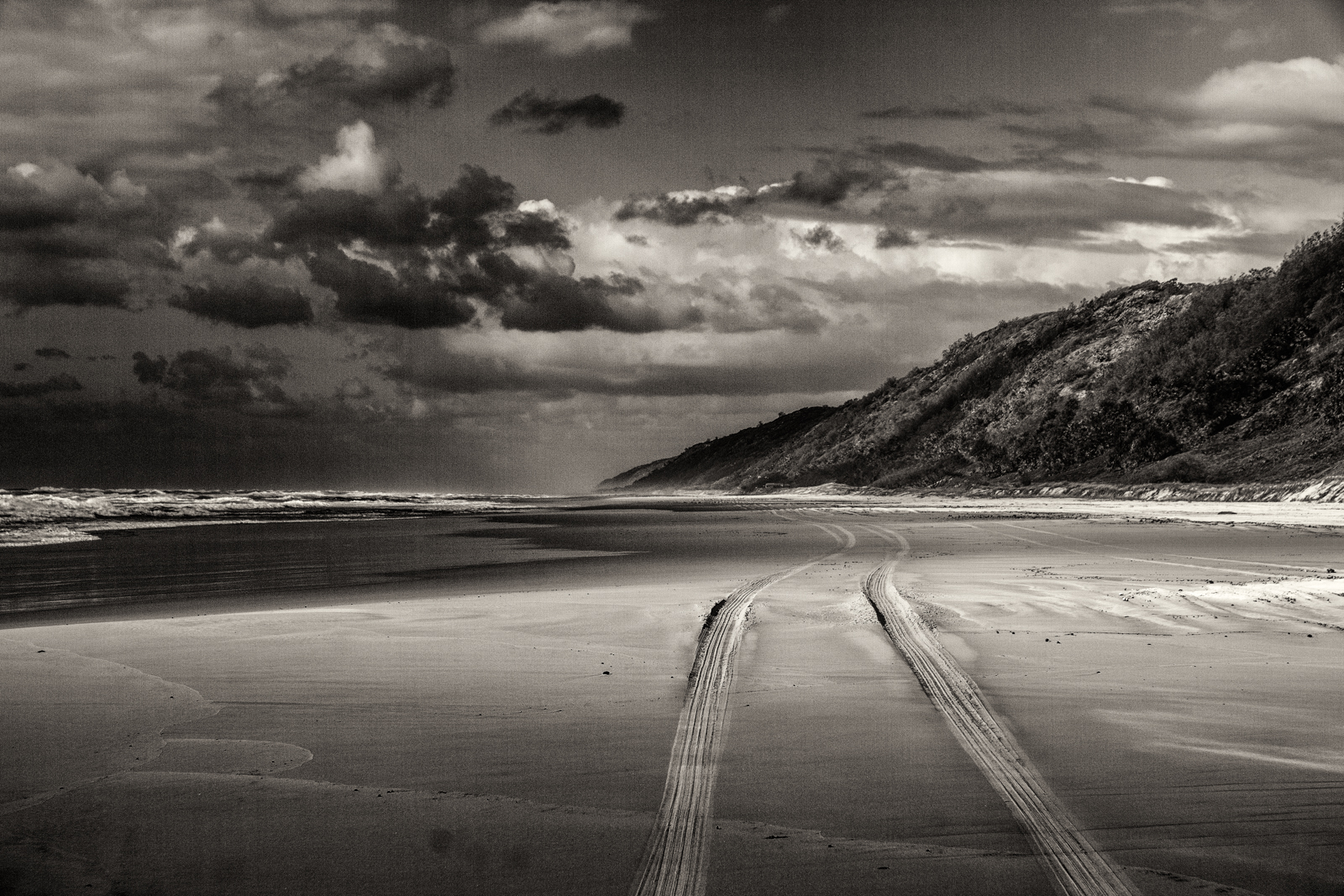 Ebbe am 75 Miles Beach - Fraser Island