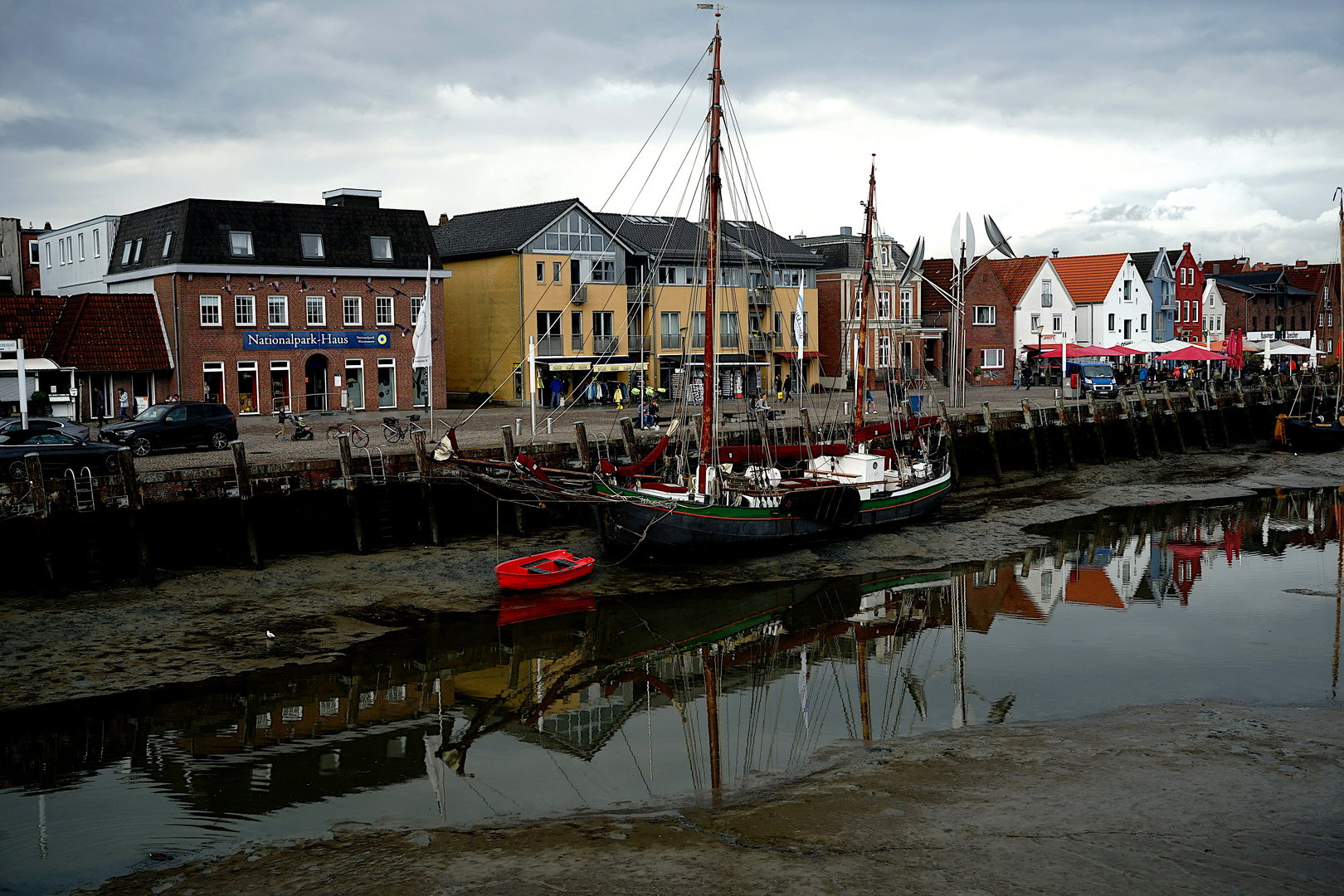 Ebbe am Hafen