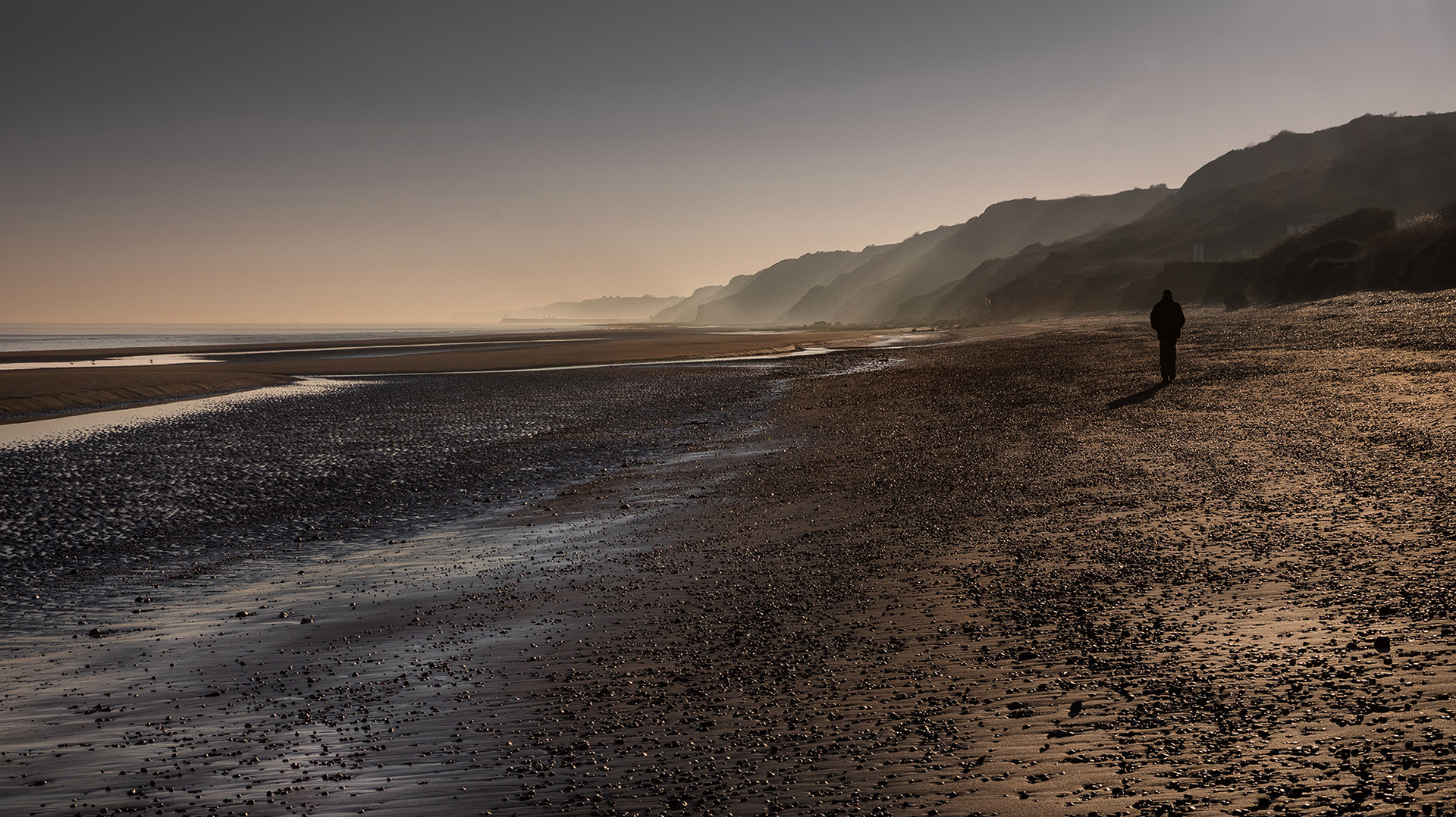 Ebbe am Omaha Beach 