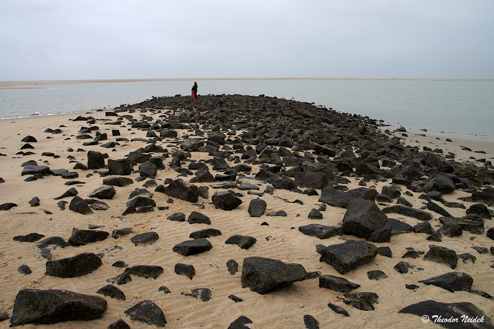 Ebbe am Strand von Borkum 2