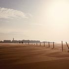 Ebbe am Strand von Borkum