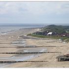 Ebbe am Strand von Zoutelande