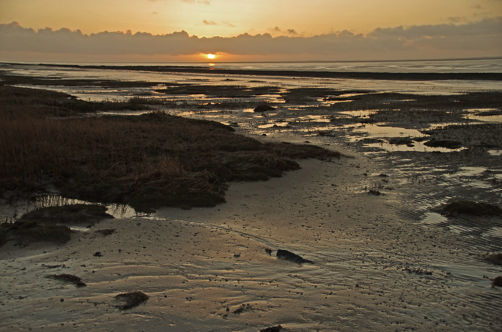 Ebbe an der Nordsee