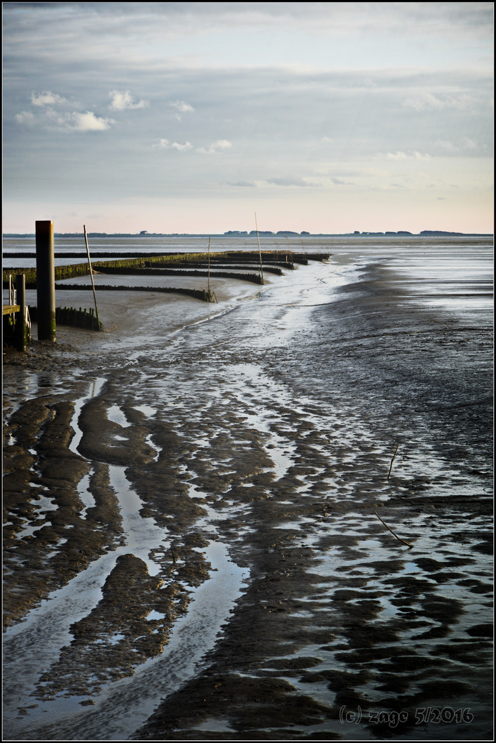 Ebbe an der Nordsee