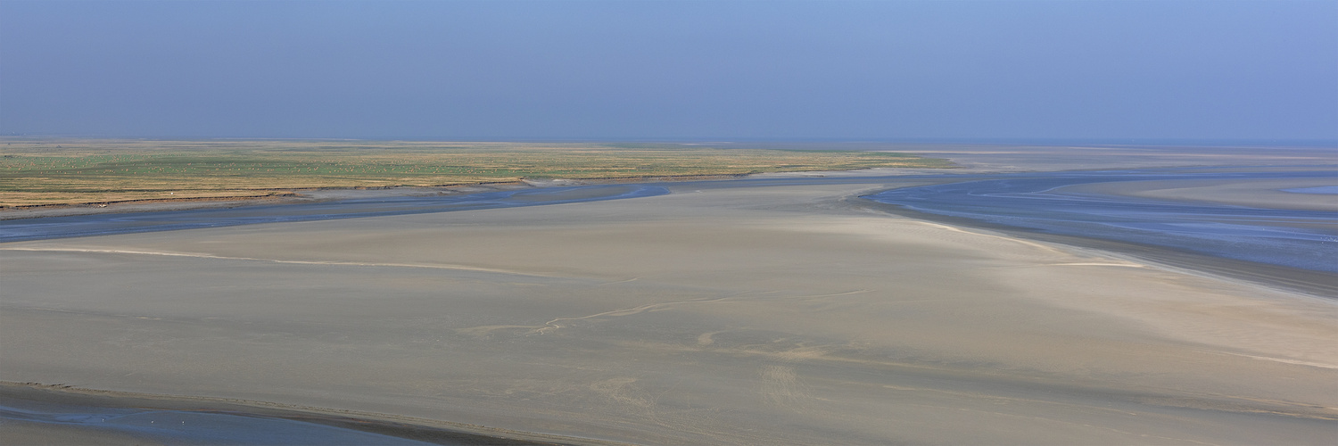 Ebbe beim Mont-Saint-Michel