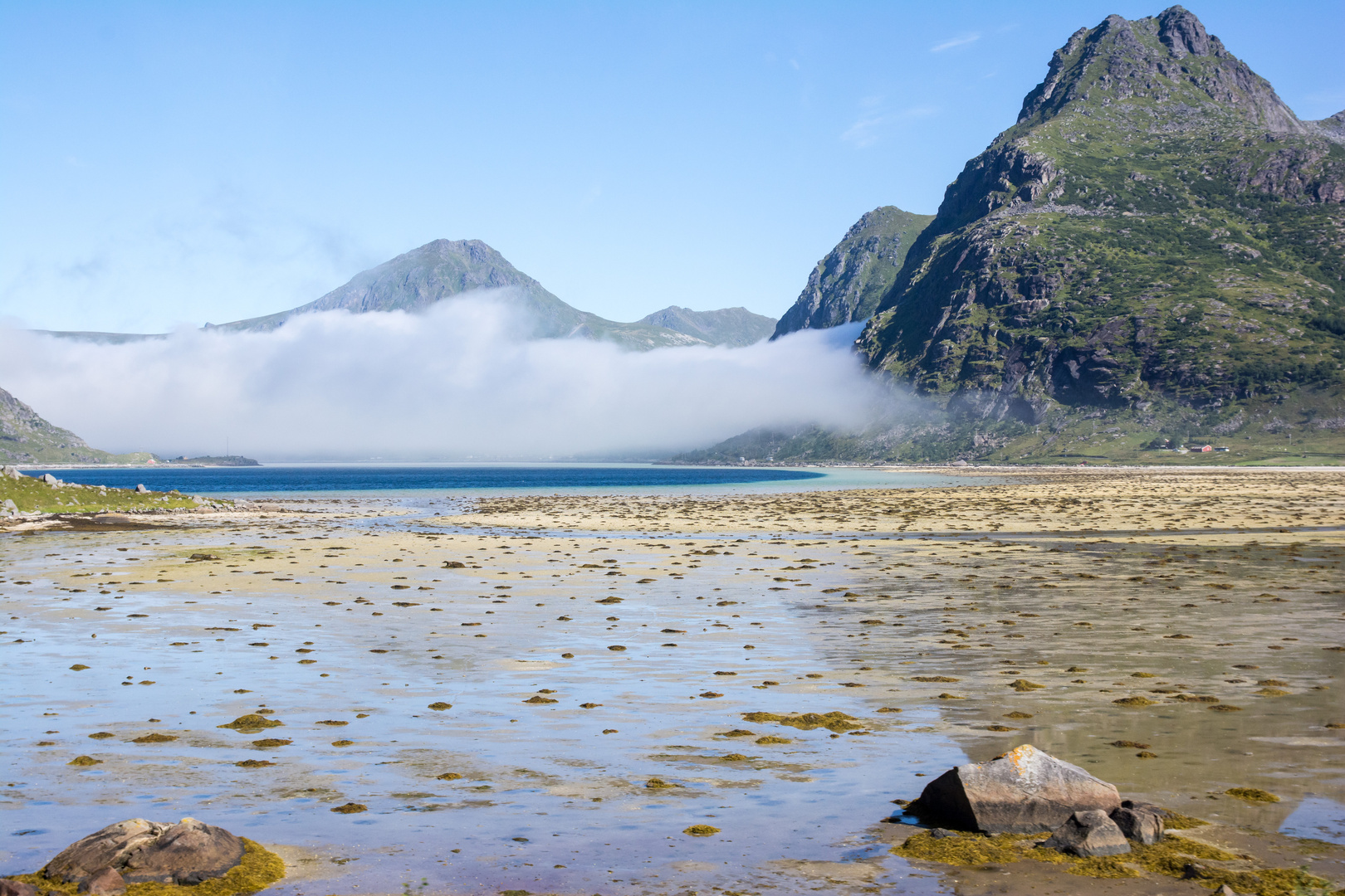 Ebbe im Fjord