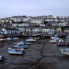 Ebbe im Hafen von Brixham