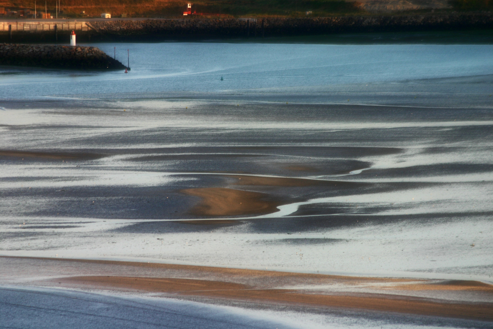 Ebbe in der Bucht von St. Brieuc (Bretagne)