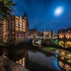 Ebbe in der Speicherstadt