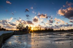 Ebbe in Greifswald.