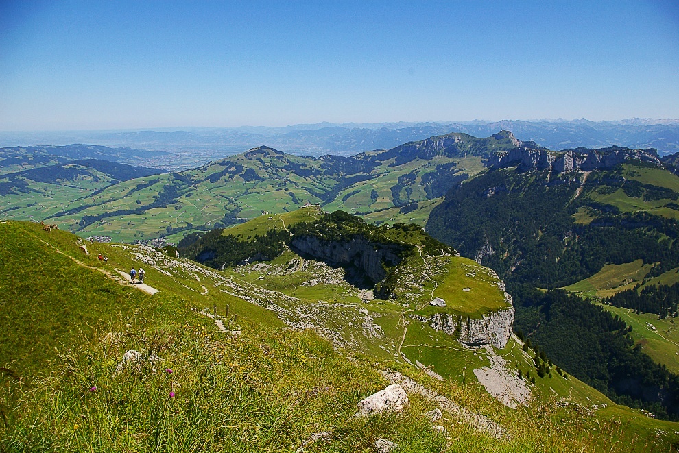 Ebenalp, Hoher Kasten und Rheintal