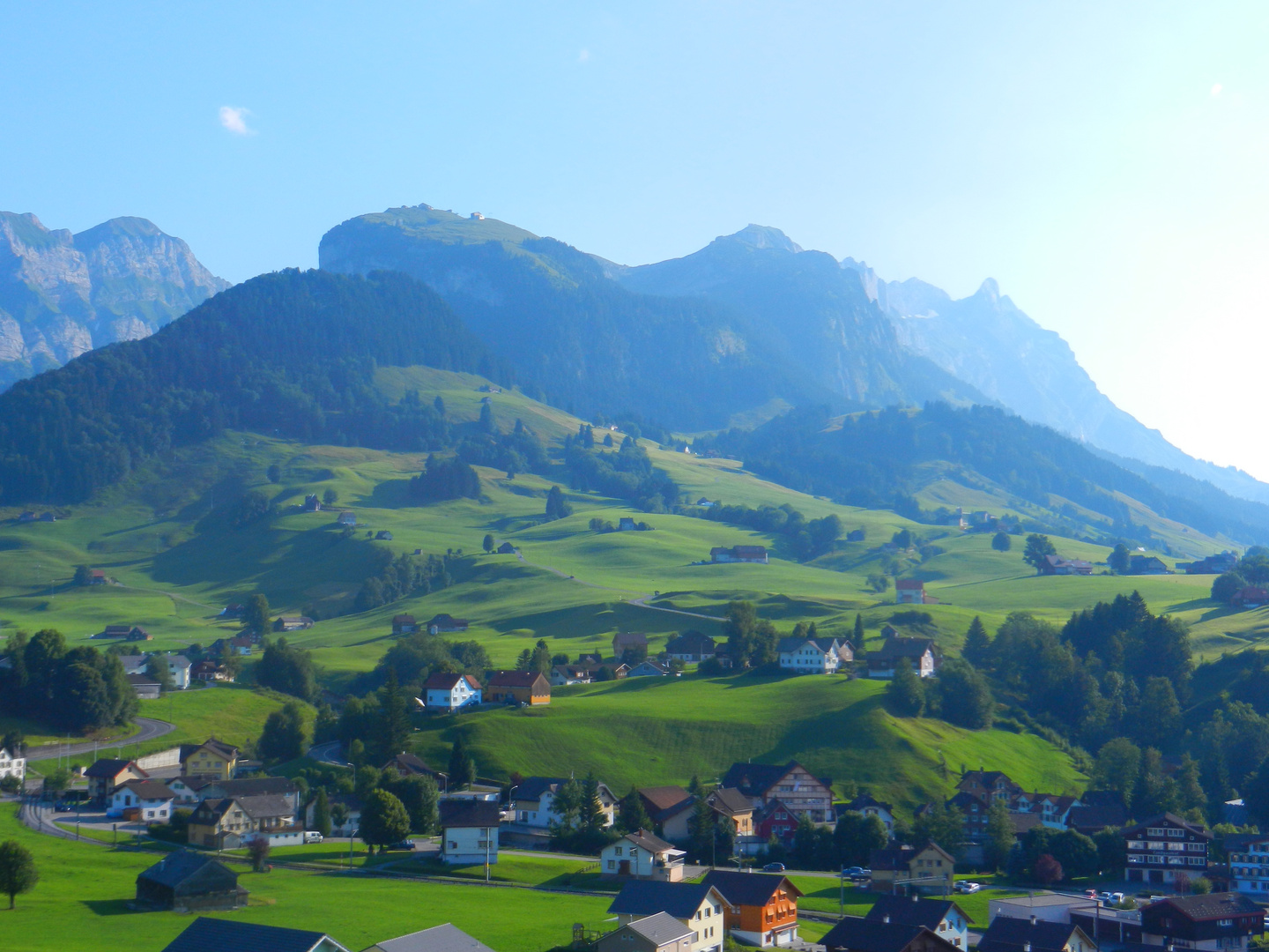 Ebenalp mit Schäfler und Säntis