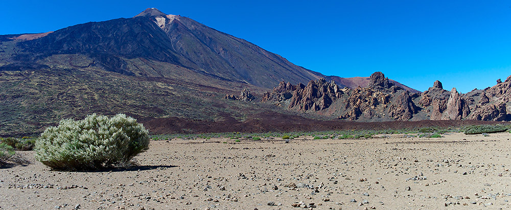 Ebene von Ucanca im Teide Nationalpark auf Teneriffa