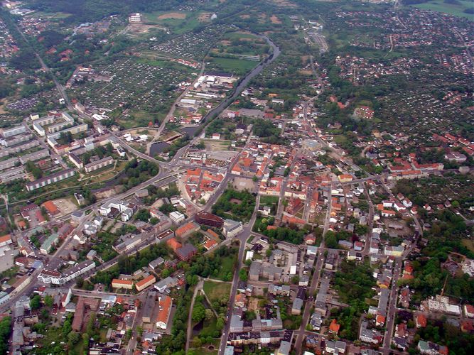 Eberswalde von oben Foto & Bild | architektur, stadtlandschaft, my ...