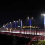 Ebertbrücke bei Nacht