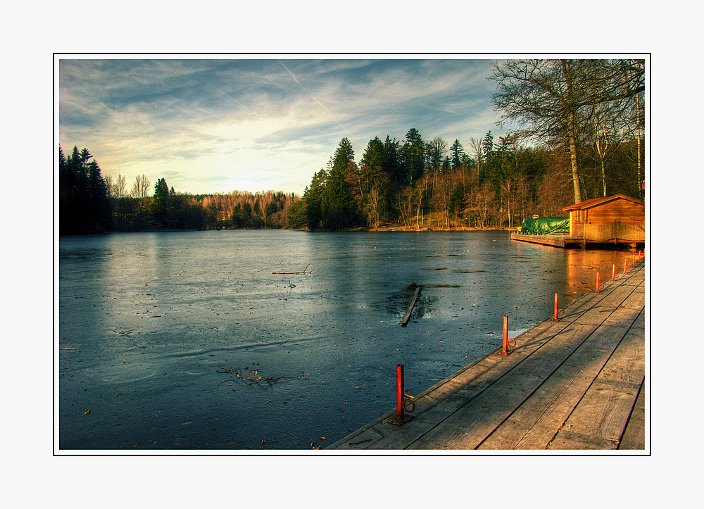 Ebnisee auf Eis