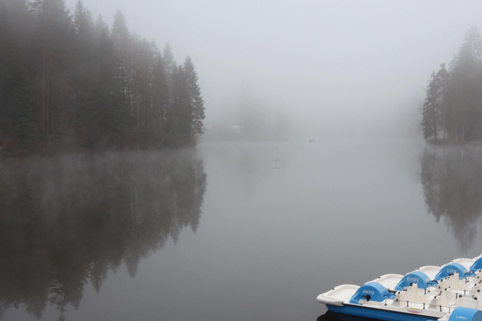 Ebnisee morgens am 1.Mai