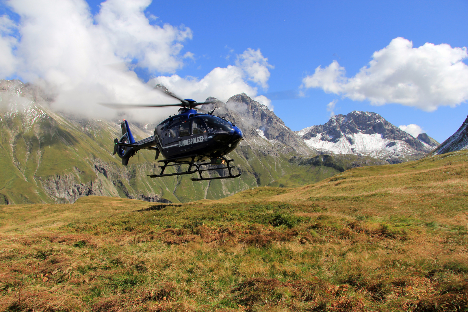 EC 135 in den Allgäuer Alpen